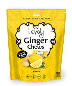 gluten free candy lemon ginger chews