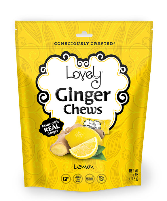 gluten free candy lemon ginger chews